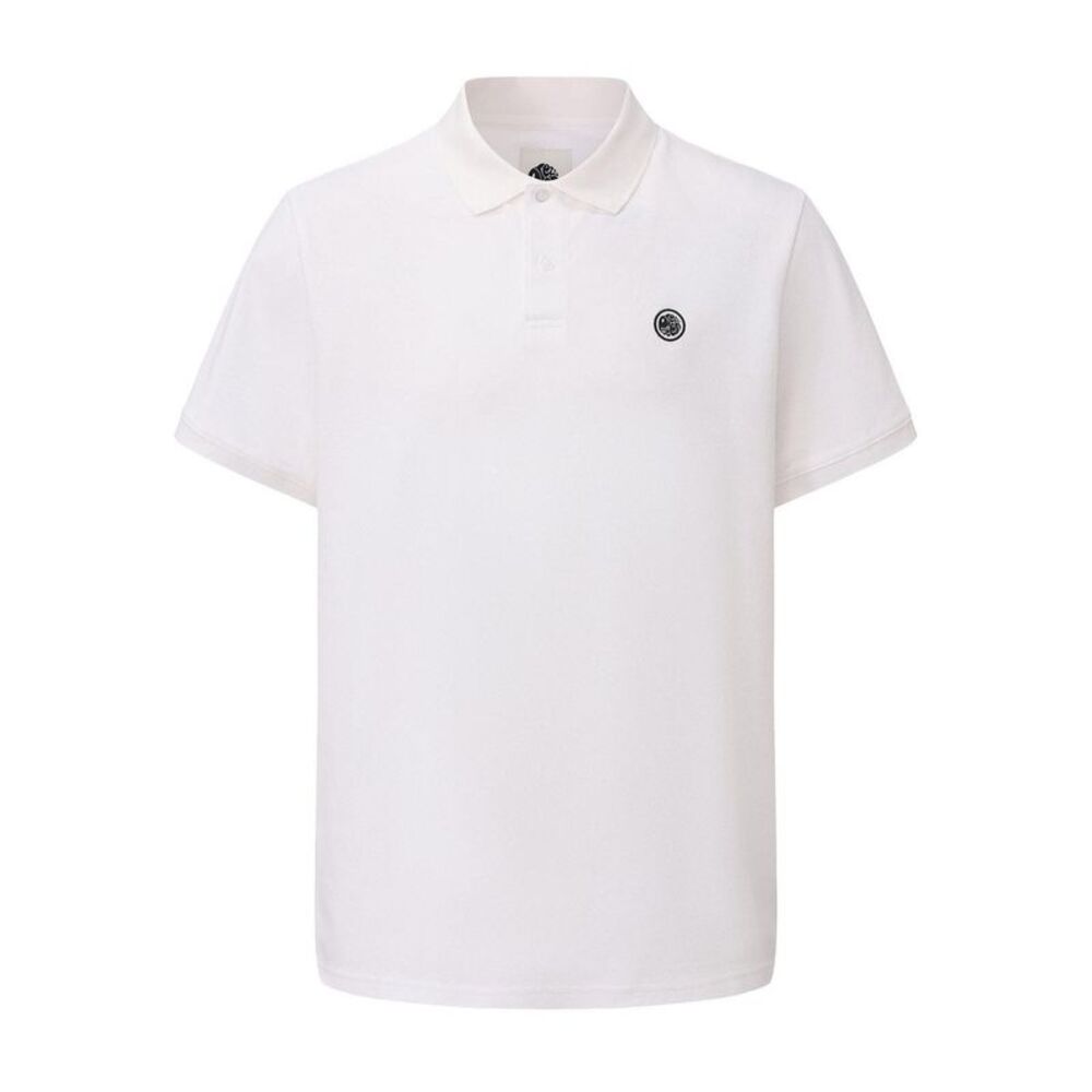 Pretty Green Mens Cotton Polo Shirt / White